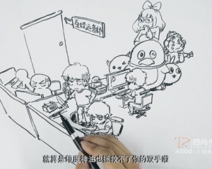 騰訊藍鲸4分(fēn)鍾手繪片